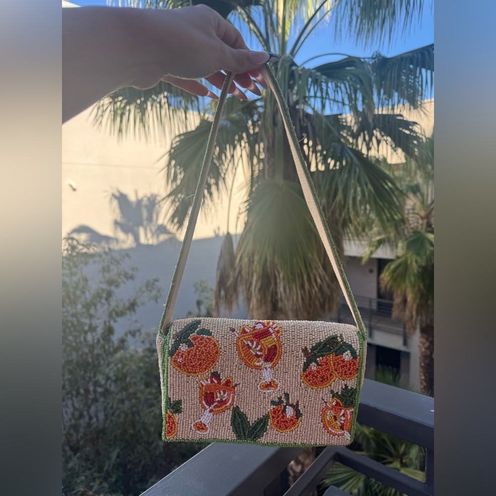 Made in India / Marshall’s / TJ Maxx Aperol Spritz beaded bag purse